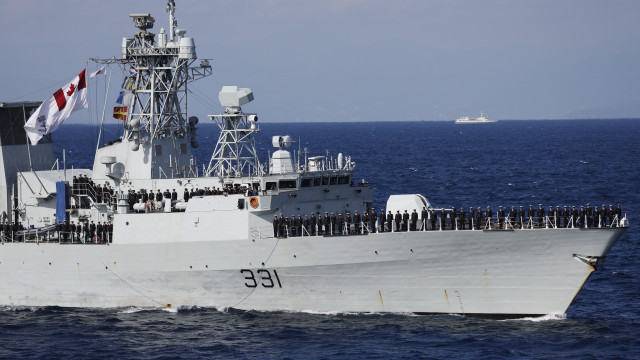 Royal Canadian Navy`s Halifax-class frigate HMCS Vancouver 2022